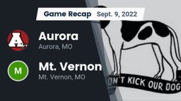 Recap: Aurora  vs. Mt. Vernon  2022