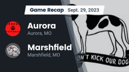 Recap: Aurora  vs. Marshfield  2023