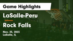LaSalle-Peru  vs Rock Falls  Game Highlights - Nov. 25, 2023