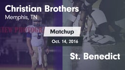 Matchup: Christian Brothers vs. St. Benedict 2016