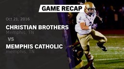 Recap: Christian Brothers  vs. Memphis Catholic 2016