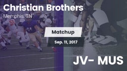 Matchup: Christian Brothers vs. JV- MUS 2017