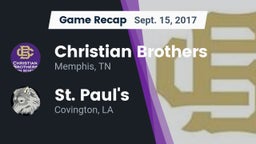 Recap: Christian Brothers  vs. St. Paul's  2017