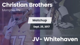 Matchup: Christian Brothers vs. JV- Whitehaven 2017