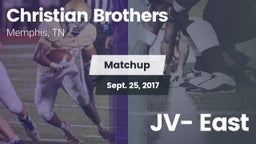 Matchup: Christian Brothers vs. JV- East 2017