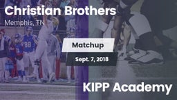 Matchup: Christian Brothers vs. KIPP Academy 2018