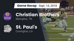 Recap: Christian Brothers  vs. St. Paul's  2018