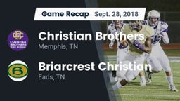 Recap: Christian Brothers  vs. Briarcrest Christian  2018