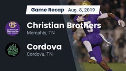 Recap: Christian Brothers  vs. Cordova  2019