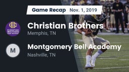 Recap: Christian Brothers  vs. Montgomery Bell Academy 2019