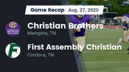 Recap: Christian Brothers  vs. First Assembly Christian  2020