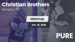 Matchup: Christian Brothers vs. PURE 2020