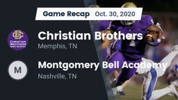Recap: Christian Brothers  vs. Montgomery Bell Academy 2020