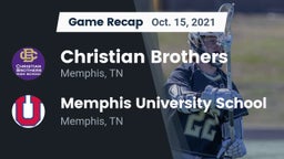 Recap: Christian Brothers  vs. Memphis University School 2021