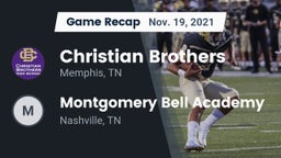 Recap: Christian Brothers  vs. Montgomery Bell Academy 2021