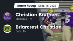 Recap: Christian Brothers  vs. Briarcrest Christian  2022