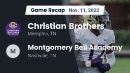 Recap: Christian Brothers  vs. Montgomery Bell Academy 2022