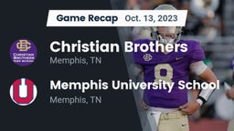 Recap: Christian Brothers  vs. Memphis University School 2023