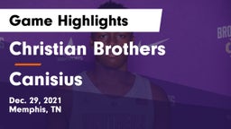 Christian Brothers  vs Canisius  Game Highlights - Dec. 29, 2021
