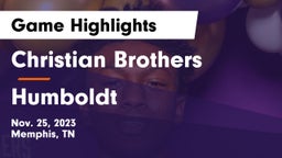 Christian Brothers  vs Humboldt  Game Highlights - Nov. 25, 2023