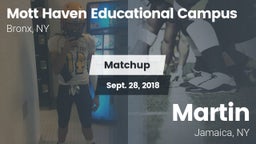 Matchup: Mott Haven vs. Martin  2018