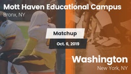 Matchup: Mott Haven vs. Washington  2019