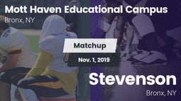 Matchup: Mott Haven vs. Stevenson  2019