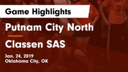 Putnam City North  vs Classen SAS Game Highlights - Jan. 24, 2019
