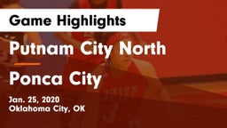 Putnam City North  vs Ponca City Game Highlights - Jan. 25, 2020