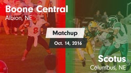 Matchup: Boone Central High vs. Scotus  2016