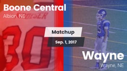 Matchup: Boone Central High vs. Wayne  2017