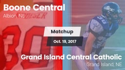 Matchup: Boone Central High vs. Grand Island Central Catholic 2017