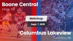 Matchup: Boone Central High vs. Columbus Lakeview  2018