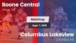 Matchup: Boone Central High vs. Columbus Lakeview  2018