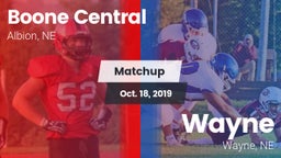 Matchup: Boone Central High vs. Wayne  2019