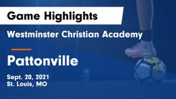 Westminster Christian Academy vs Pattonville  Game Highlights - Sept. 20, 2021