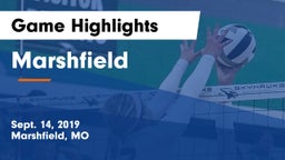 Marshfield  Game Highlights - Sept. 14, 2019
