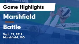 Marshfield  vs Battle  Game Highlights - Sept. 21, 2019