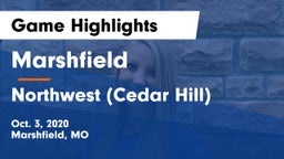 Marshfield  vs Northwest (Cedar Hill) Game Highlights - Oct. 3, 2020