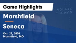 Marshfield  vs Seneca  Game Highlights - Oct. 22, 2020