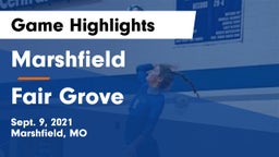 Marshfield  vs Fair Grove  Game Highlights - Sept. 9, 2021