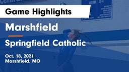 Marshfield  vs Springfield Catholic  Game Highlights - Oct. 18, 2021