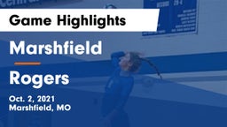 Marshfield  vs Rogers Game Highlights - Oct. 2, 2021