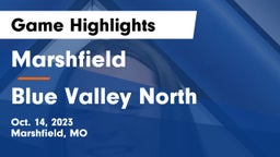 Marshfield  vs Blue Valley North Game Highlights - Oct. 14, 2023