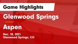 Glenwood Springs  vs Aspen Game Highlights - Dec. 18, 2021