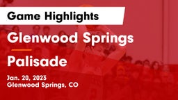 Glenwood Springs  vs Palisade  Game Highlights - Jan. 20, 2023
