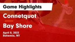 Connetquot  vs Bay Shore  Game Highlights - April 8, 2023