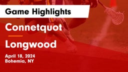 Connetquot  vs Longwood  Game Highlights - April 18, 2024