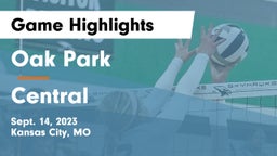 Oak Park  vs Central  Game Highlights - Sept. 14, 2023