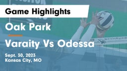 Oak Park  vs Varaity Vs Odessa Game Highlights - Sept. 30, 2023